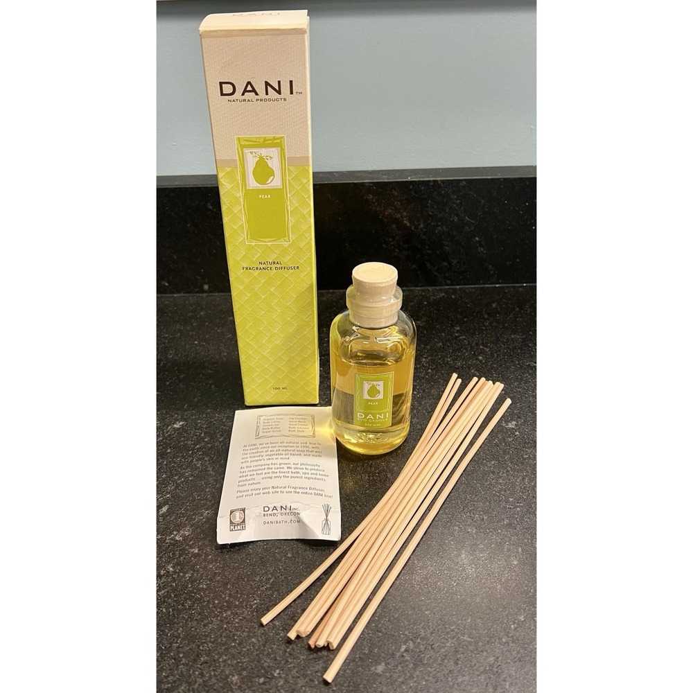 Dani Natural Products Fragrance‎ Diffuser 100mL In Pear Sealed Soy Wax Made USA
